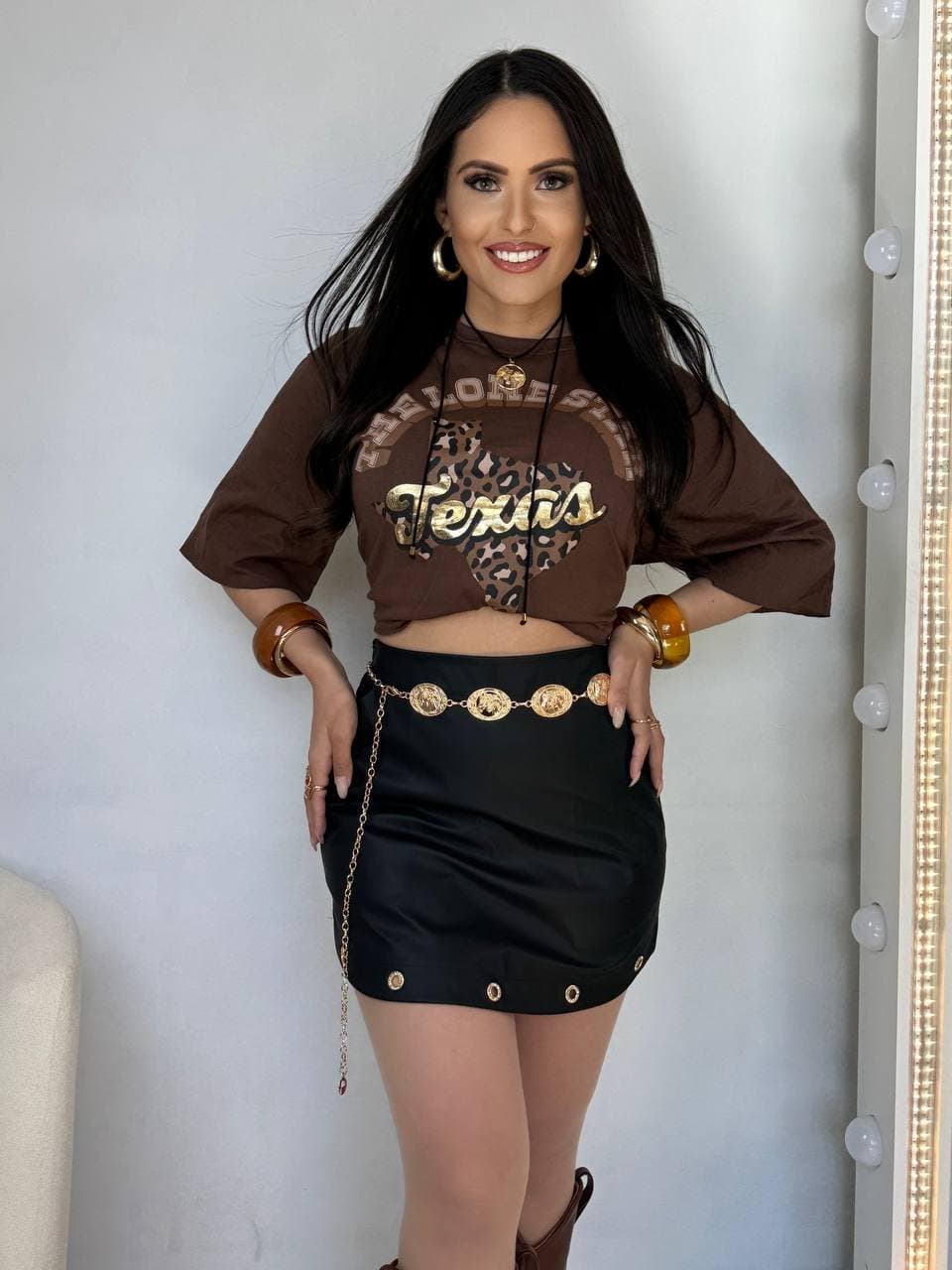 Pulseira Bracelete Marrom