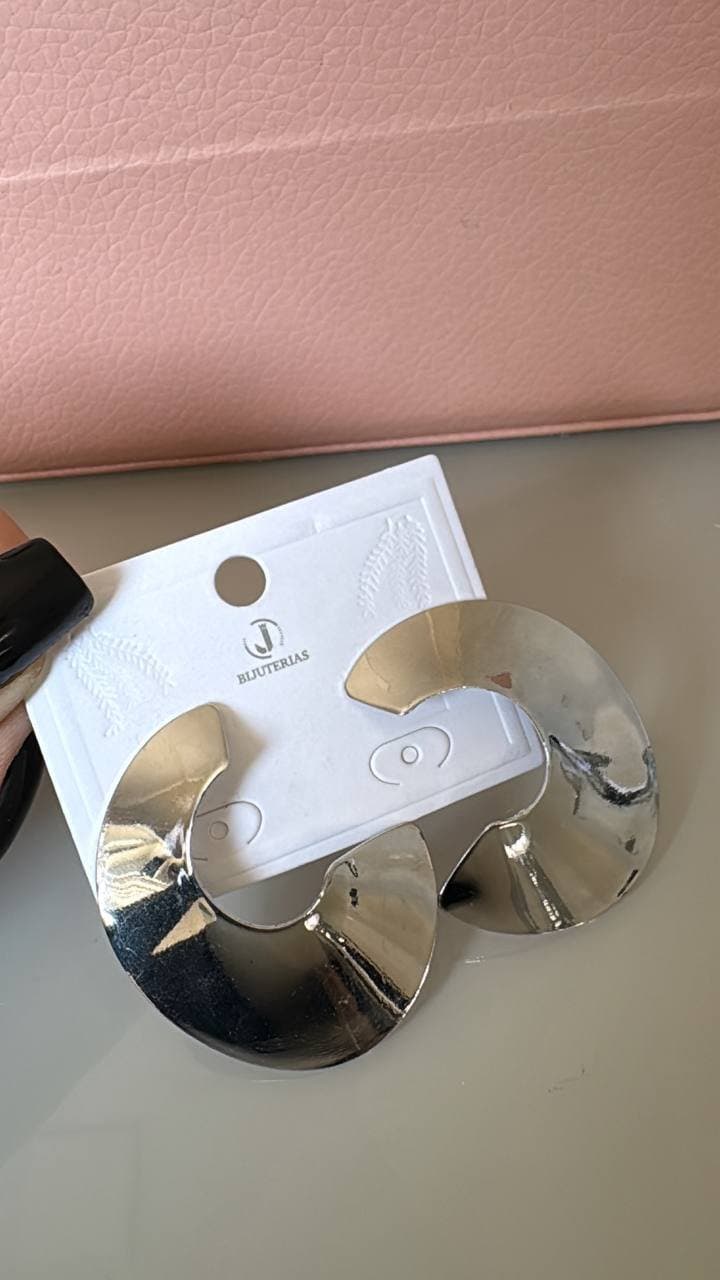 Brinco Meia Lua Prata