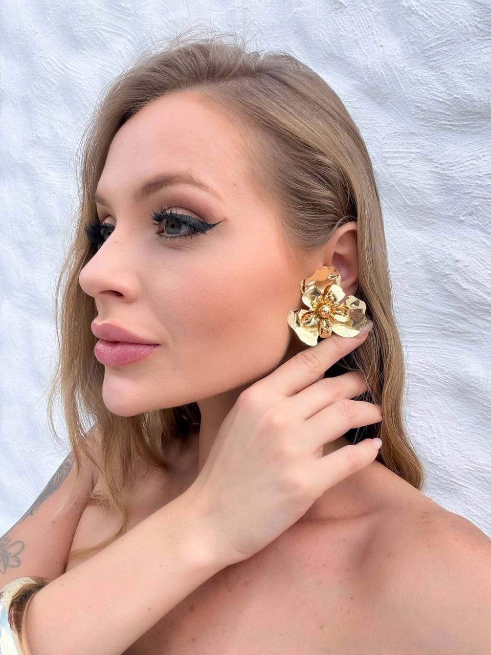 Brinco Flor Luxo