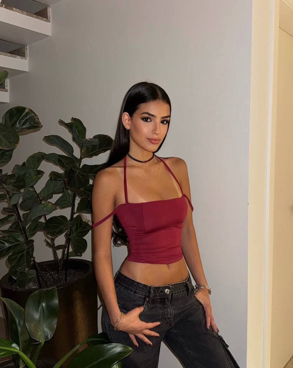 Regatinha Corset Poliamida Bordo