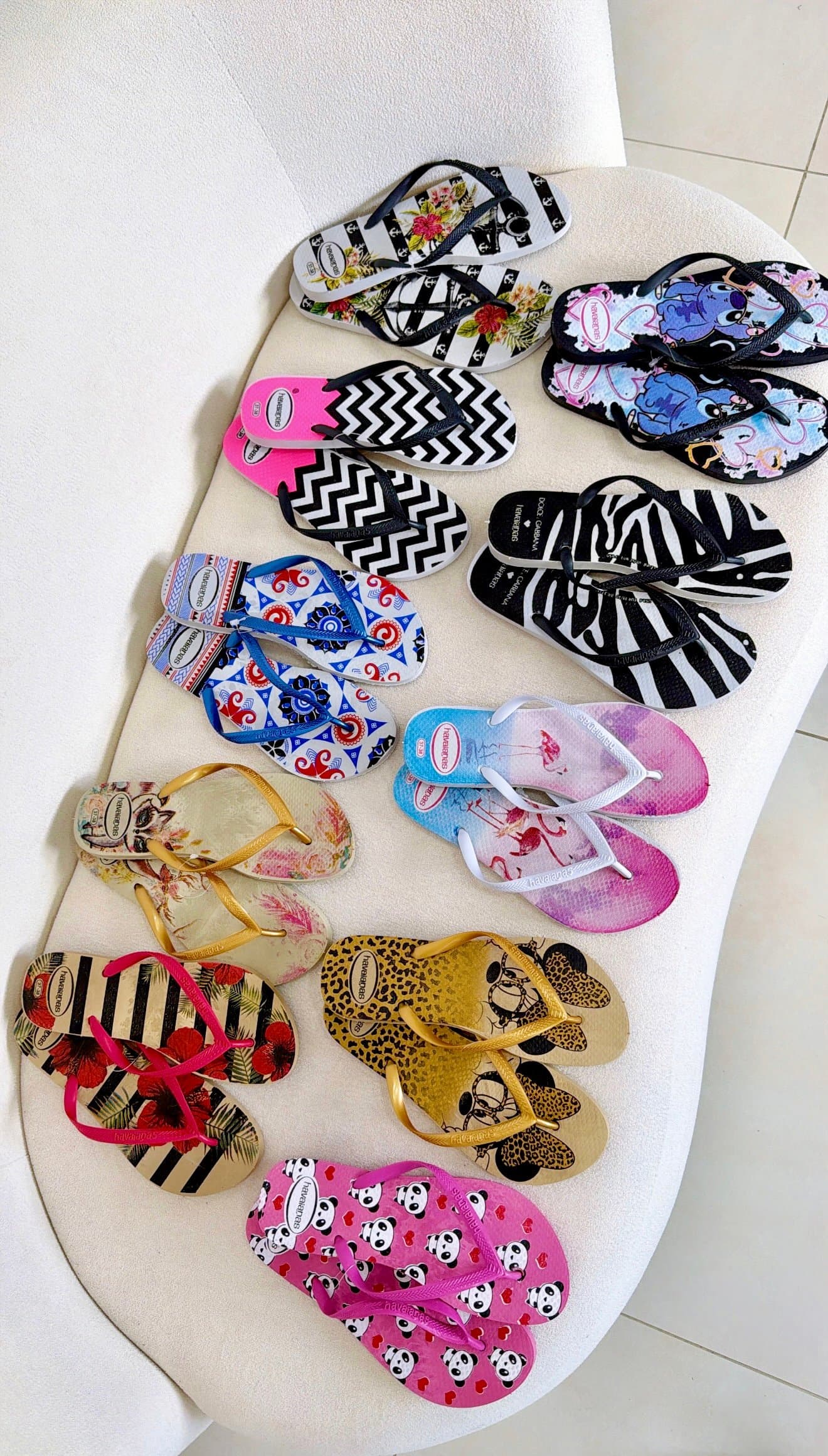 Chinelos Tamanho 37/38 (Veste 36)