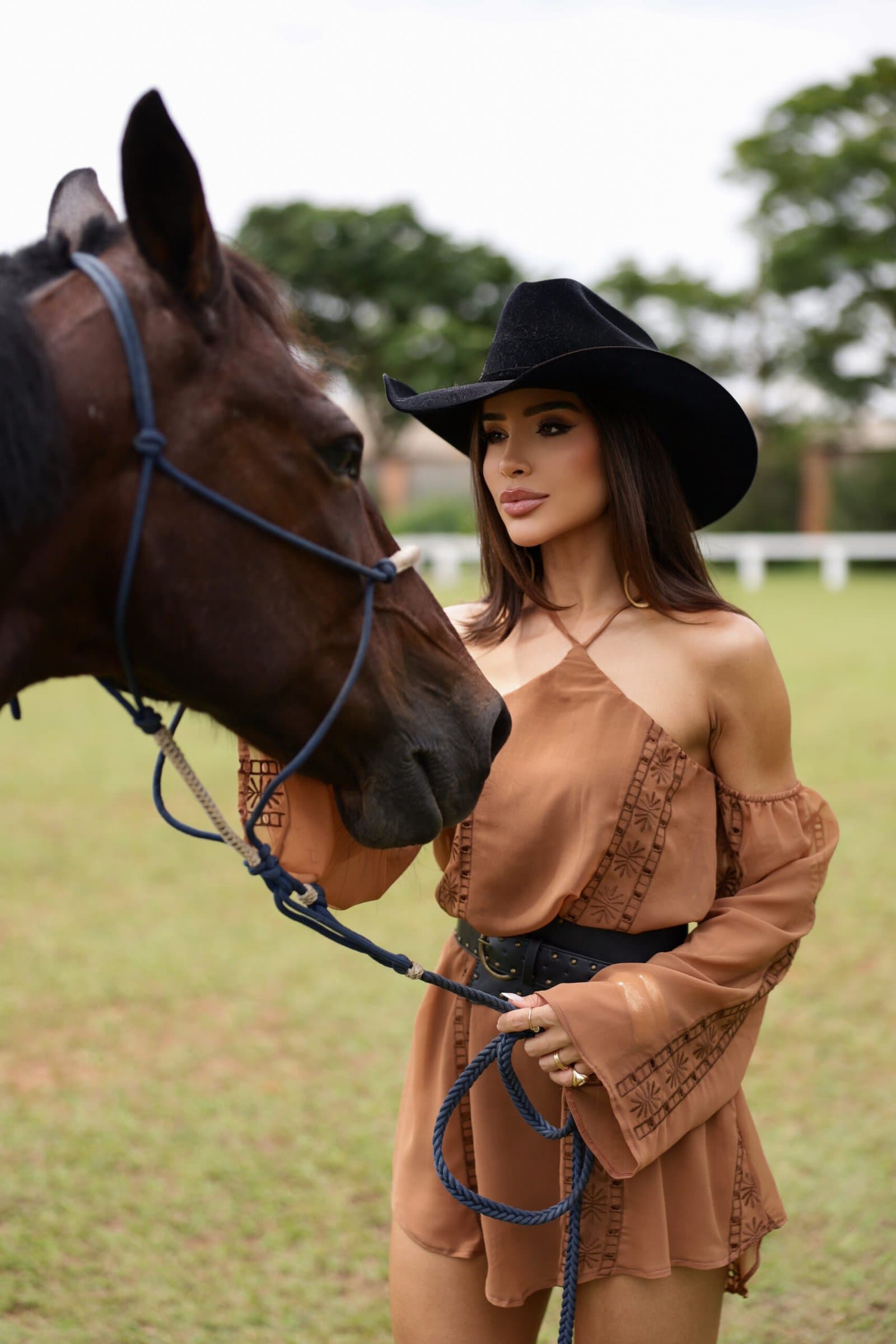 Vestido Laponne Marrom