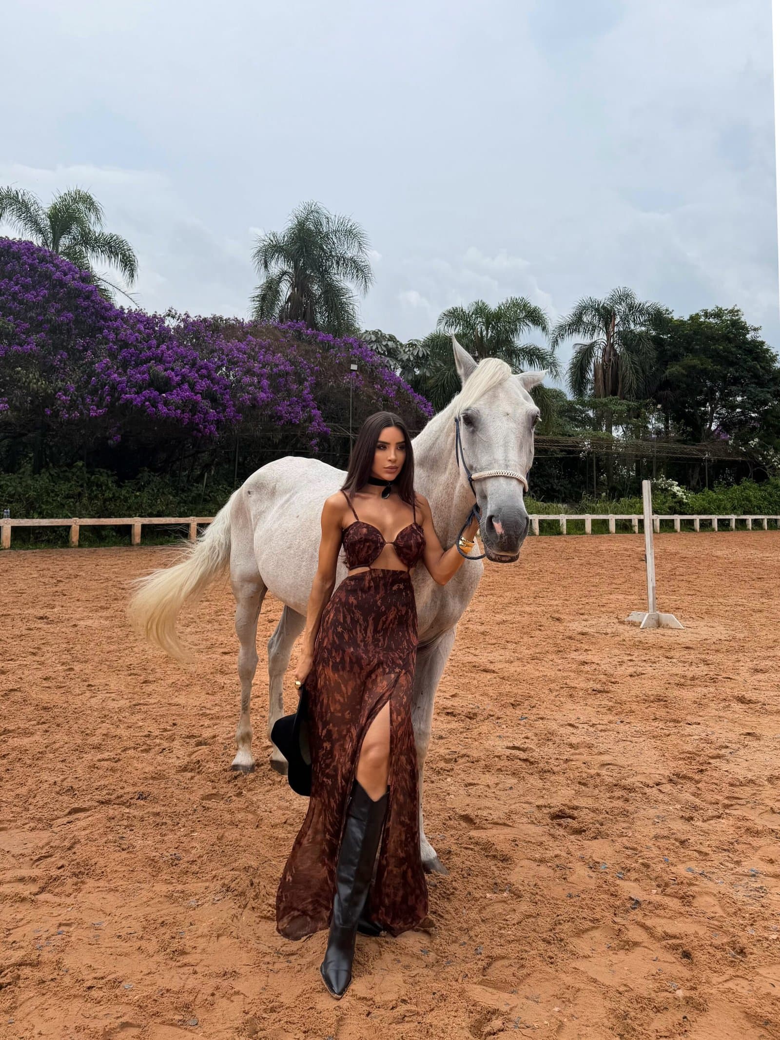 Vestido Mystic - Estampa Animal Print com Recortes Estilizados