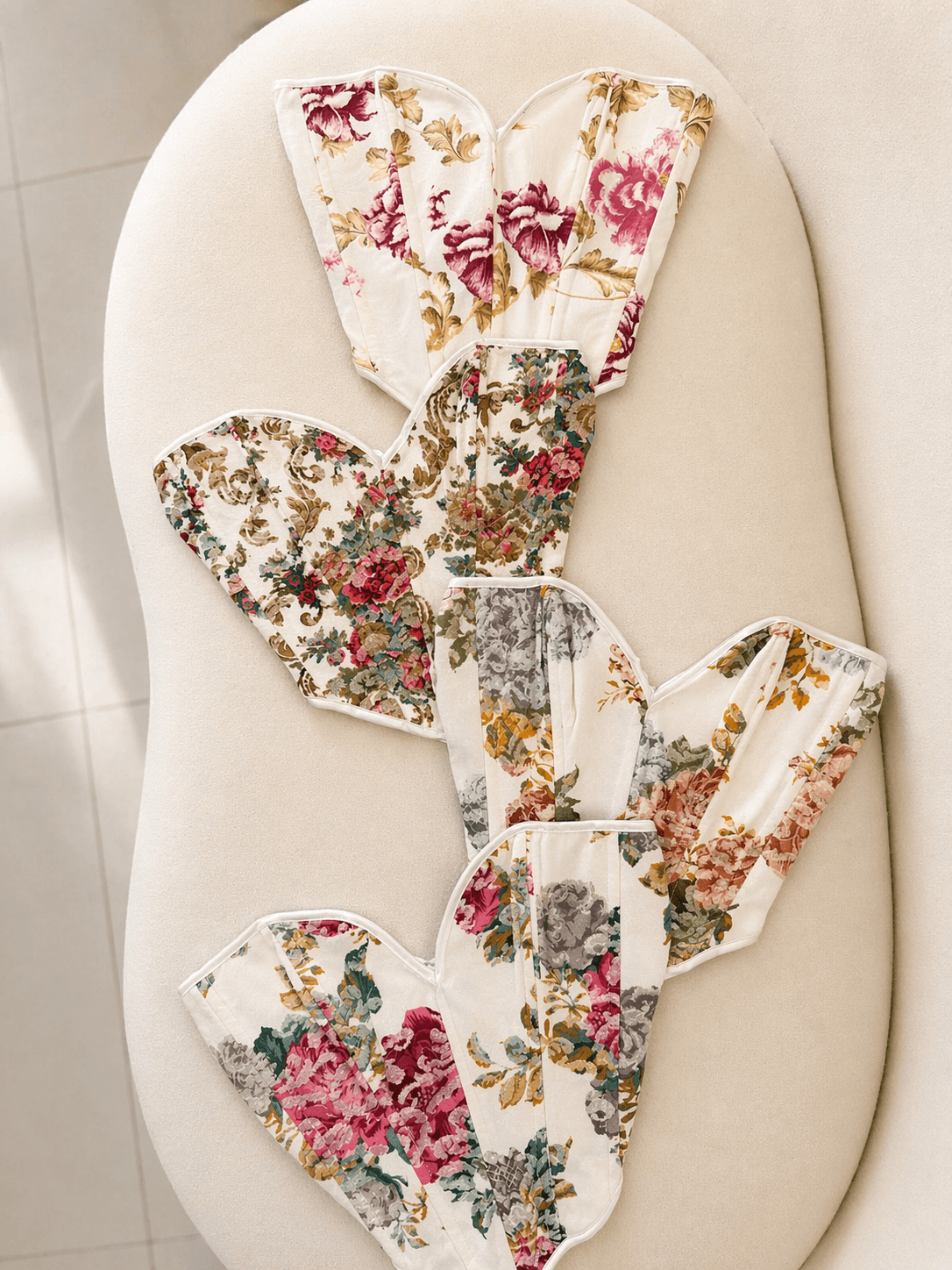 Cropped Corset Floral