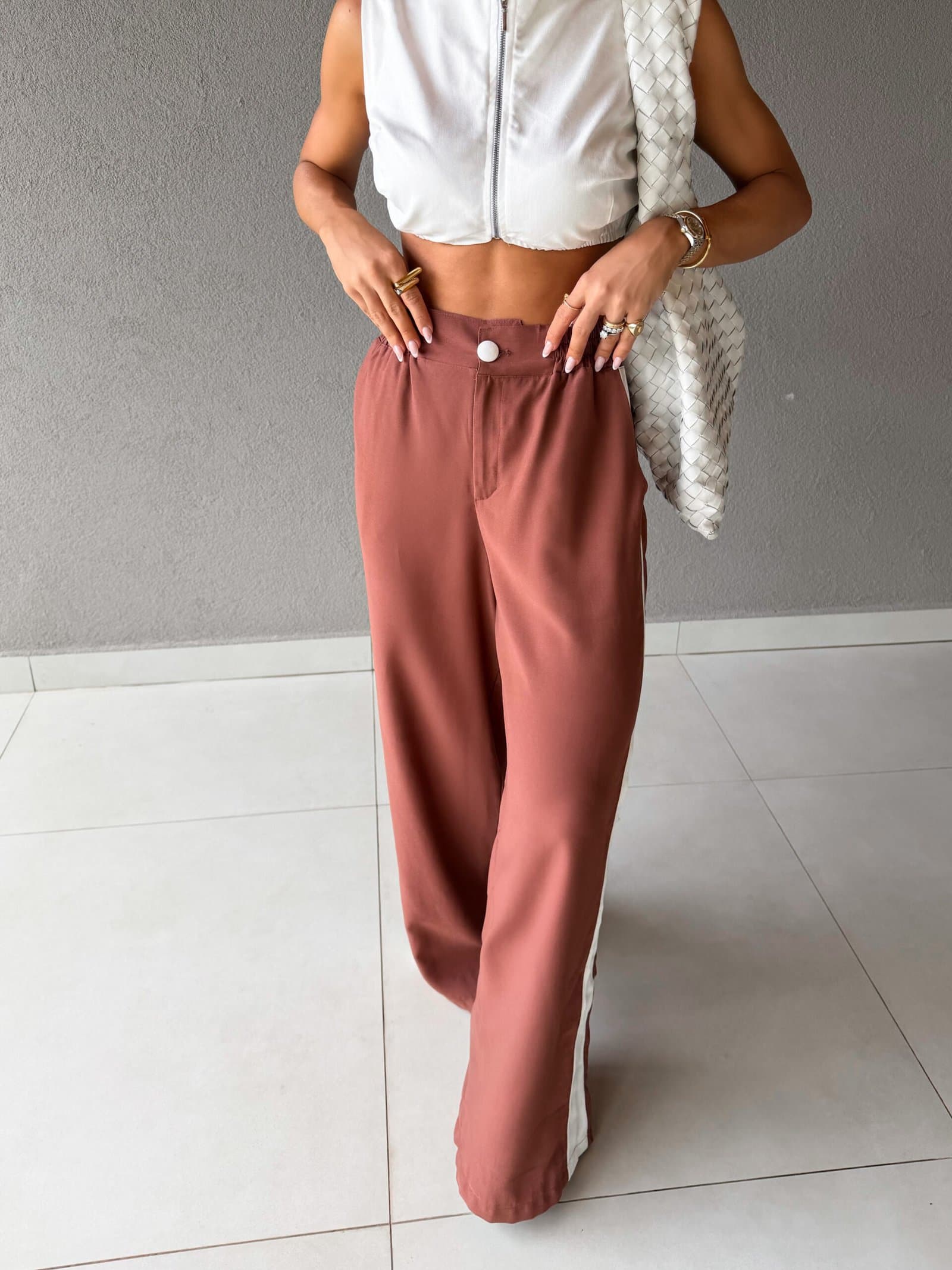 Conjunto Anise Café Branco