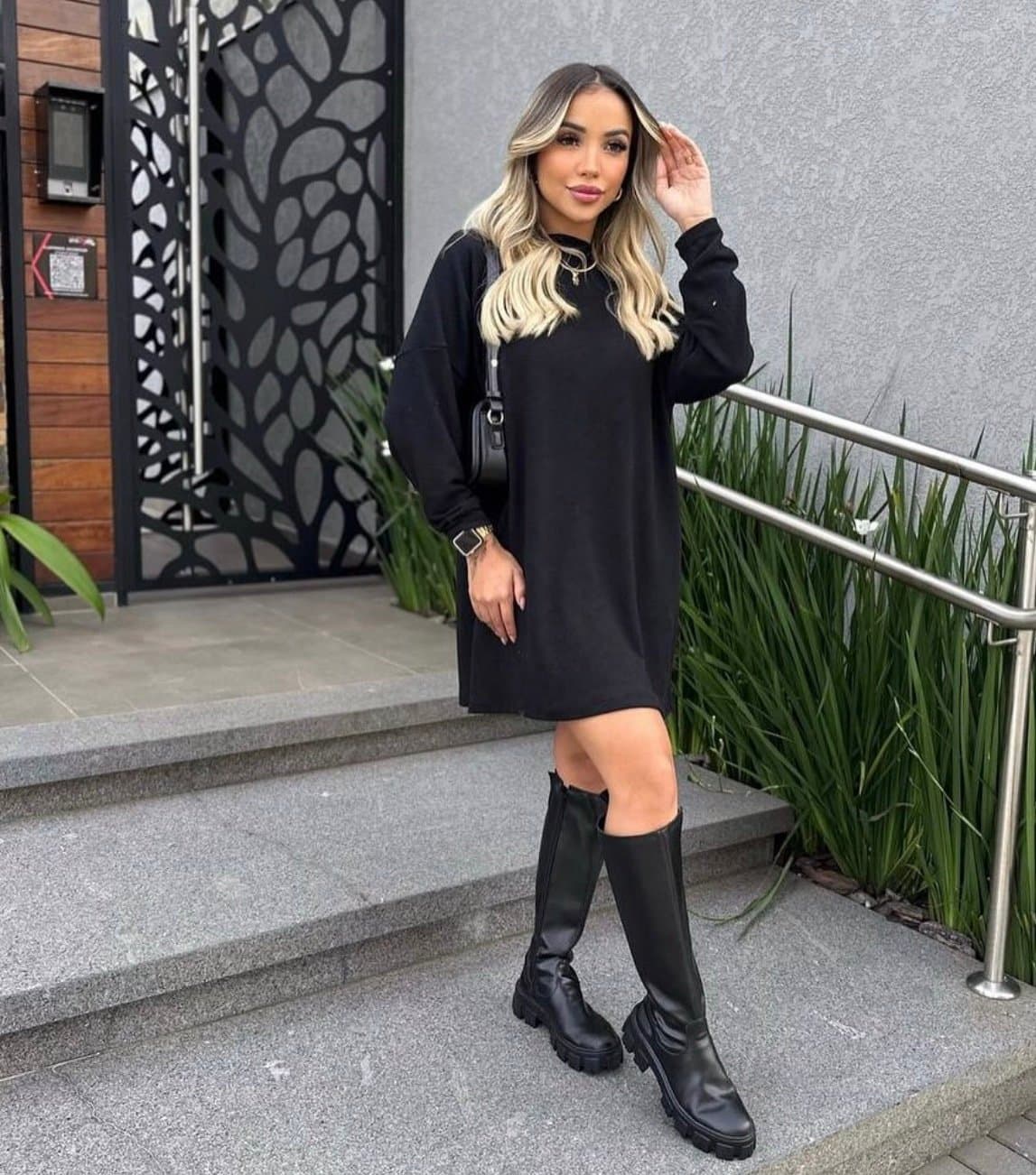 Vestido/poncho em Lanzinha