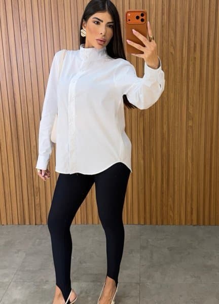 Camisa Gola Botão