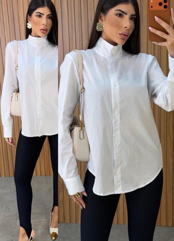 Camisa Gola Botão