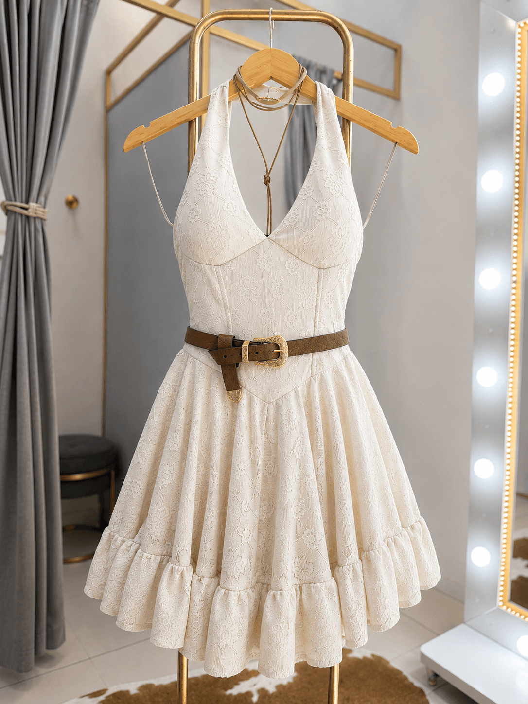 Vestido/macaquinho Renda Elena
