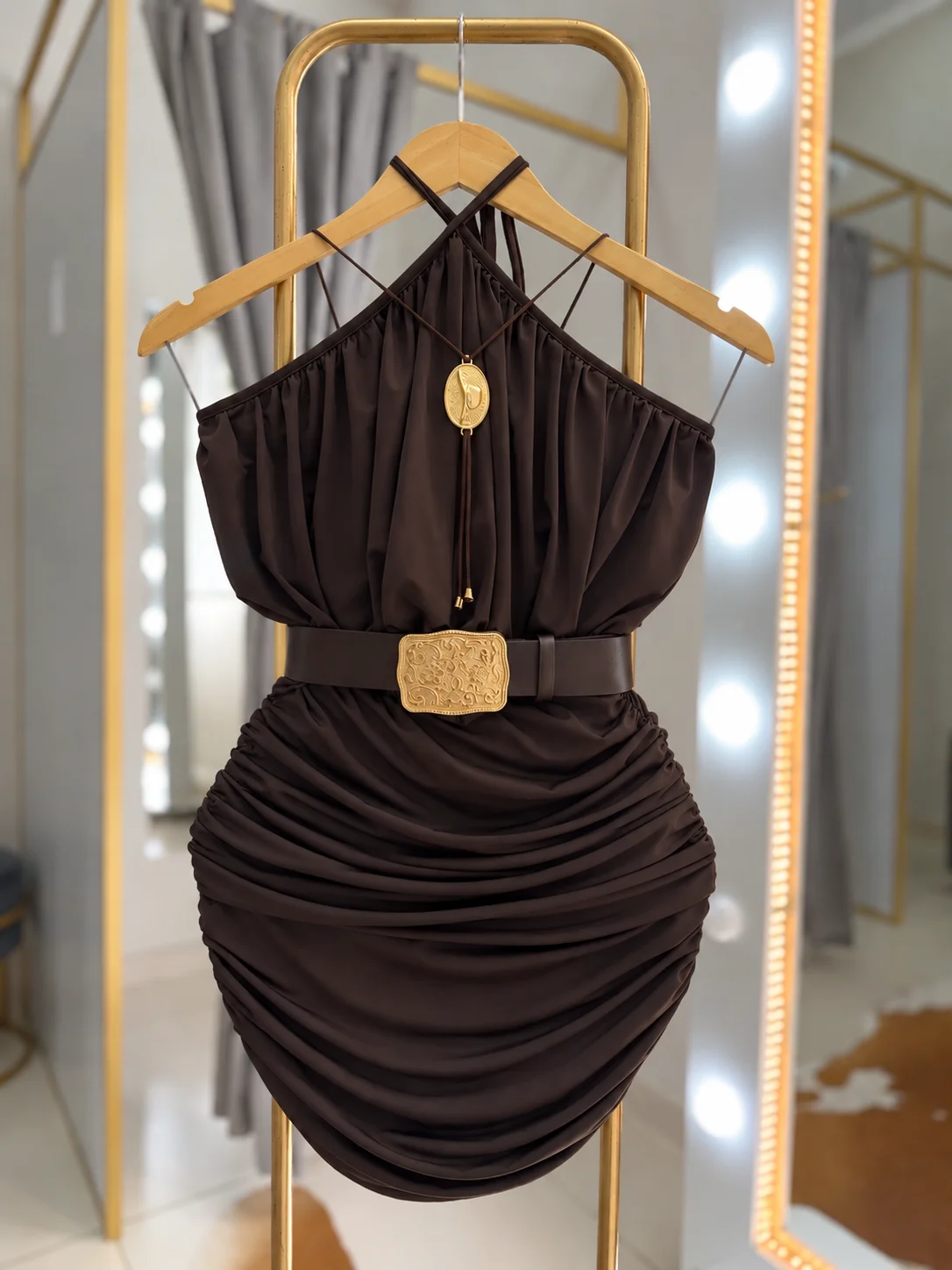 Vestido Anahí Drapeado