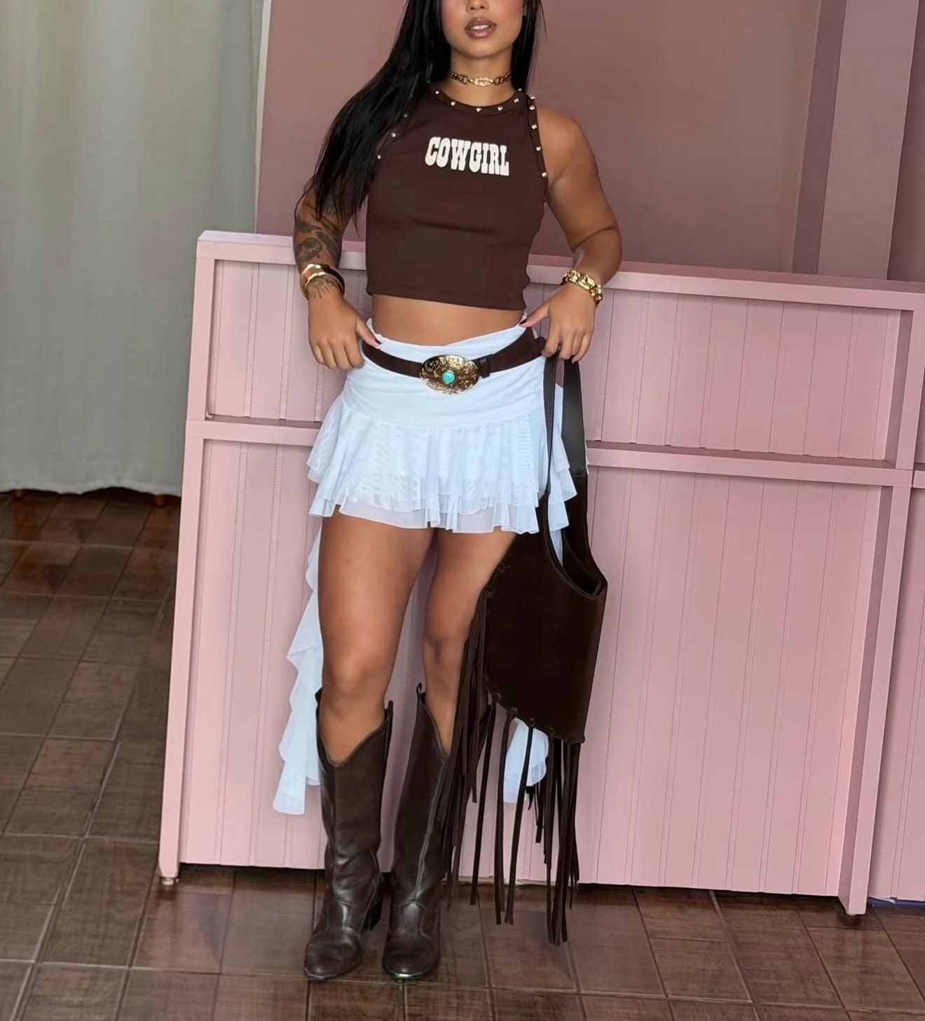Saia de Tule Elena