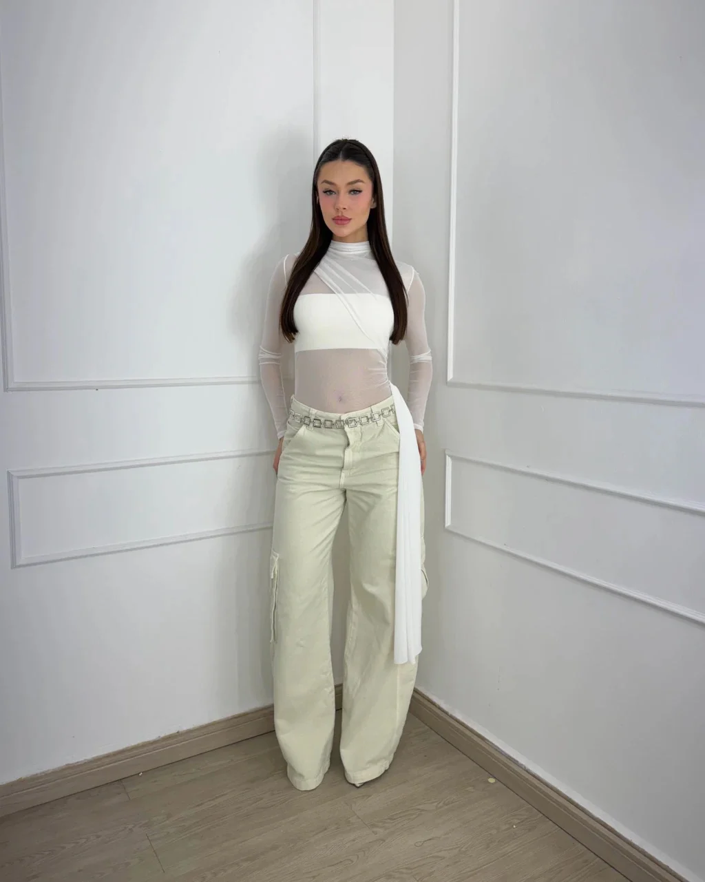 Blusa Assimétrica Tule Siena