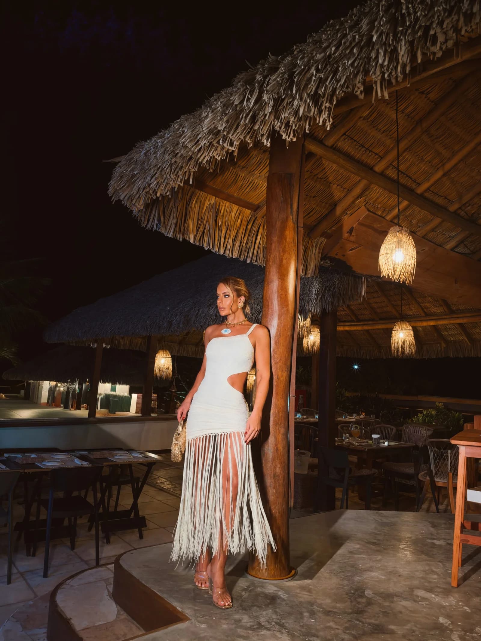 Vestido Celeste Mid - Linha Premium