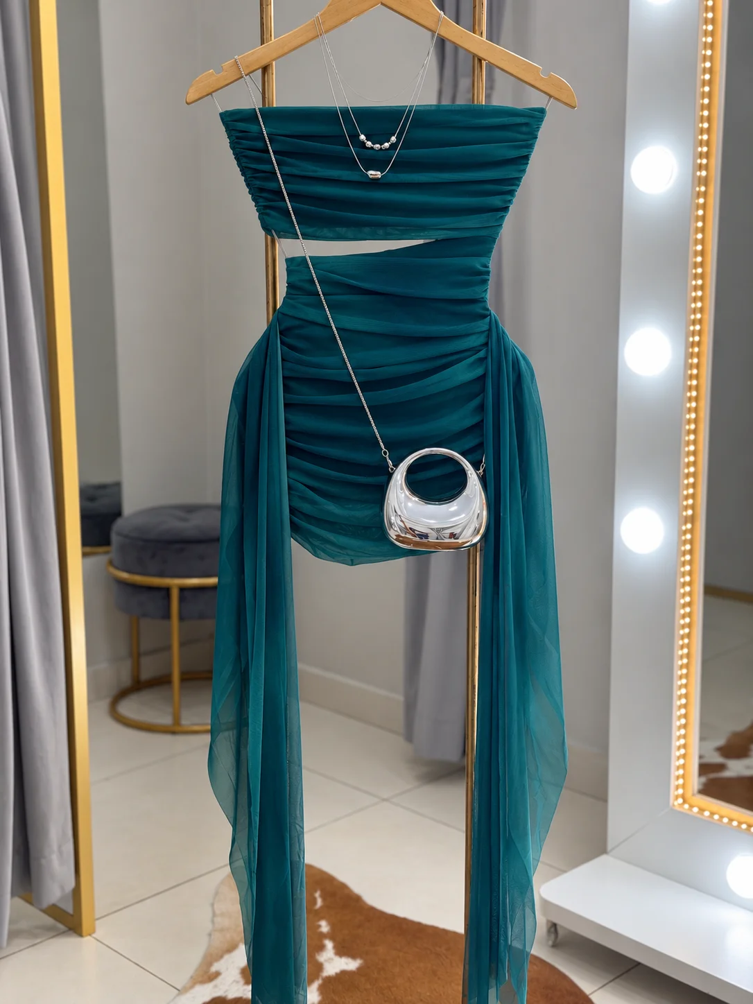 Conjunto Mireya Color Duo Tule