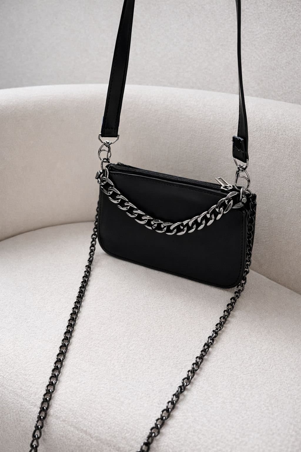 Bolsa 3 Alças Eduarda Preta