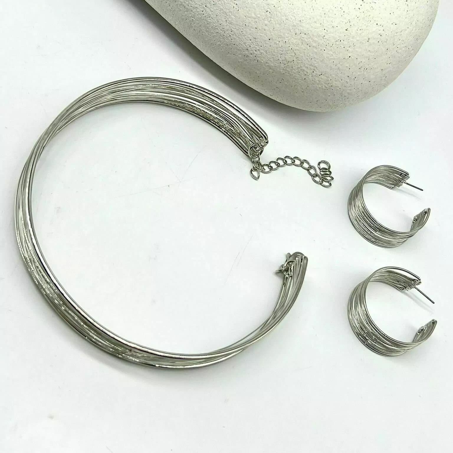 Conjunto de Colar Choker + Brinco Eliana