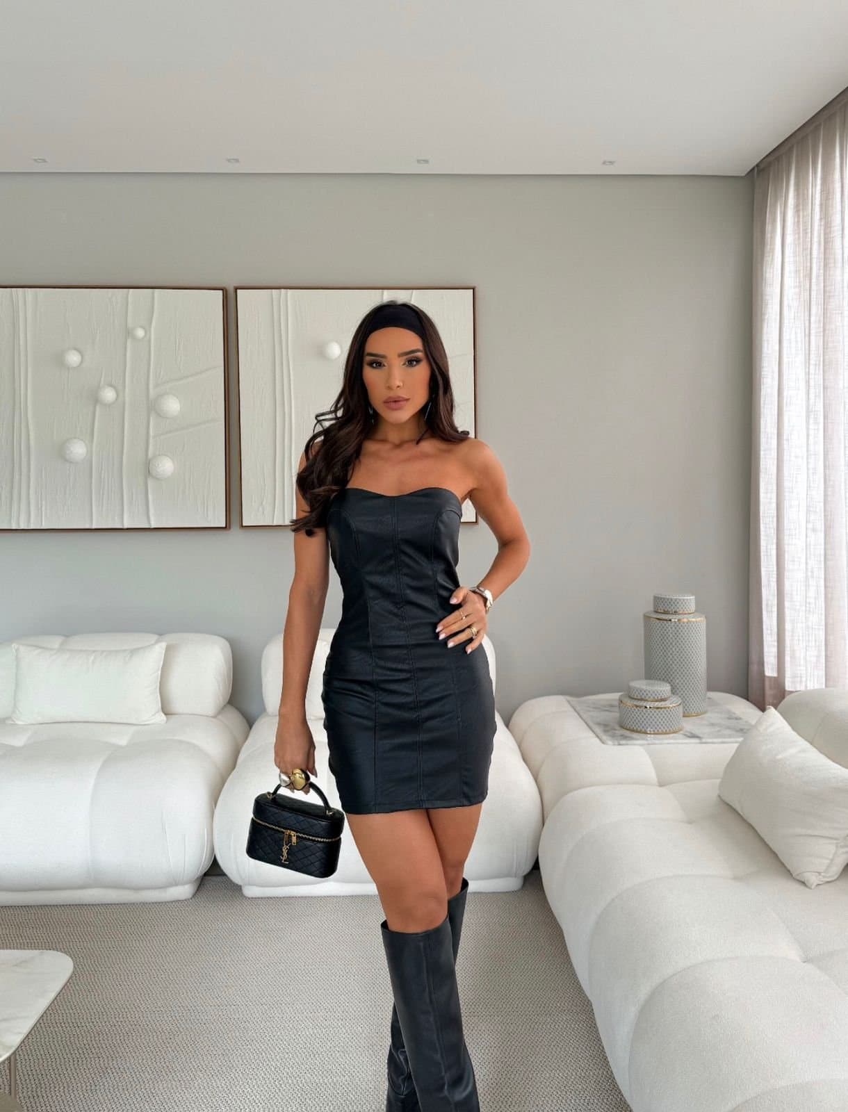 Vestido Courino Tomara que Caia Lis