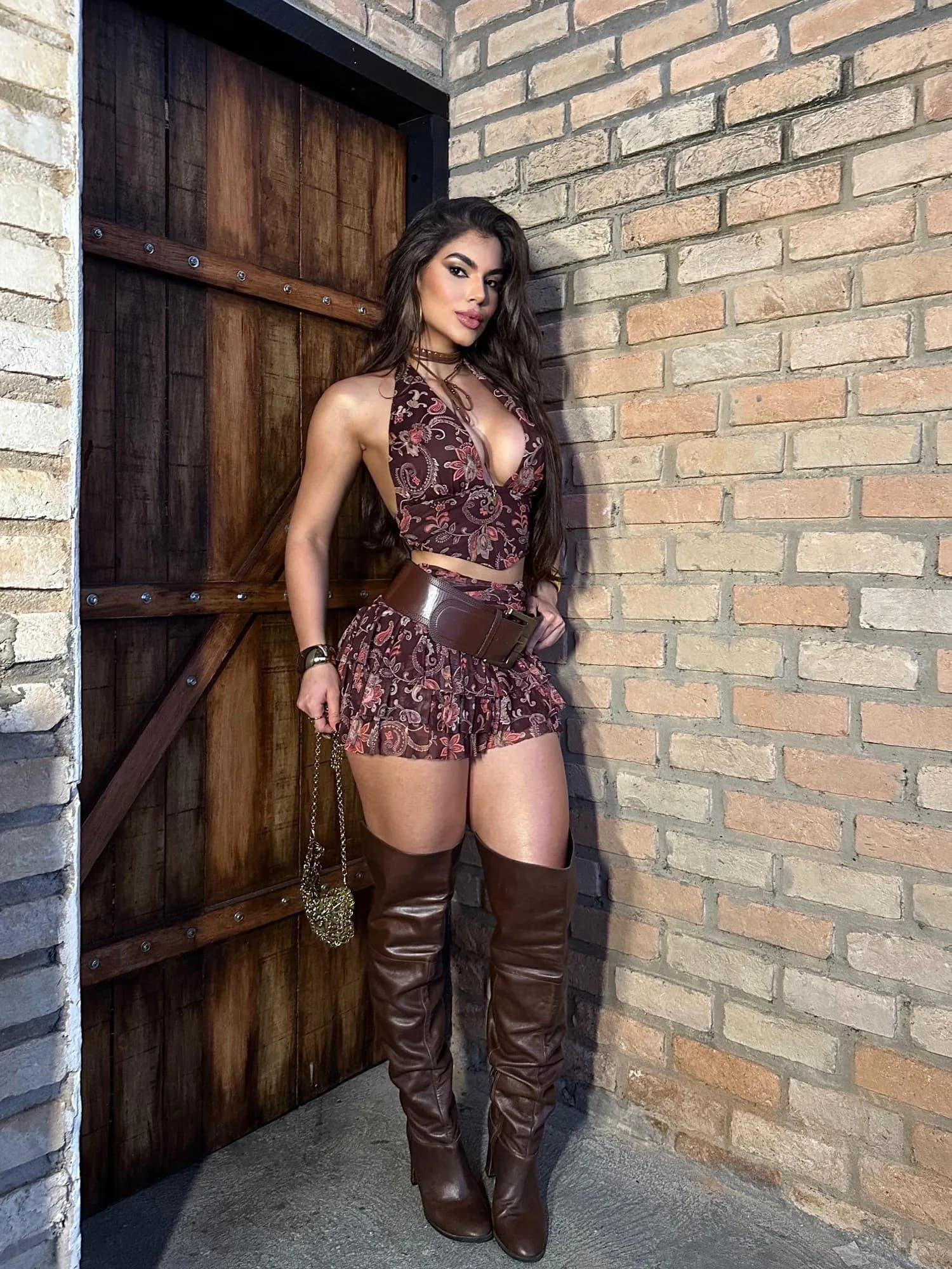 Conjunto de Tule Estampado Asheley