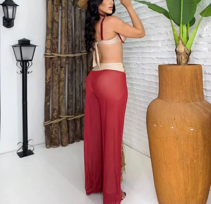 Conjunto de Biquíni + Saída Duo Color