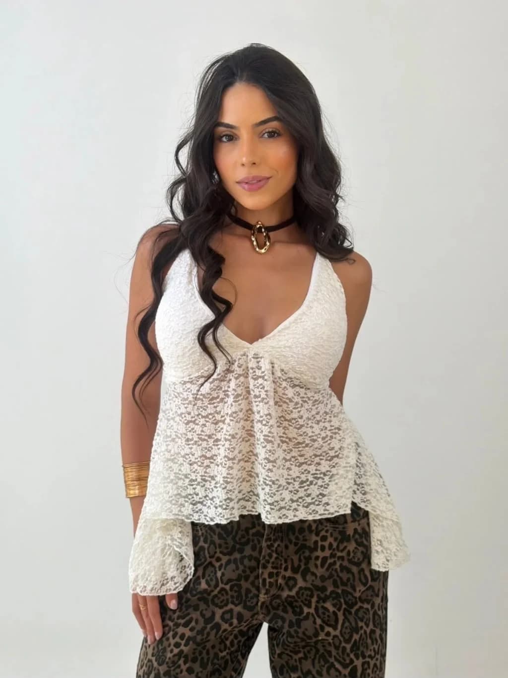 Blusa Bata Renda Roberta