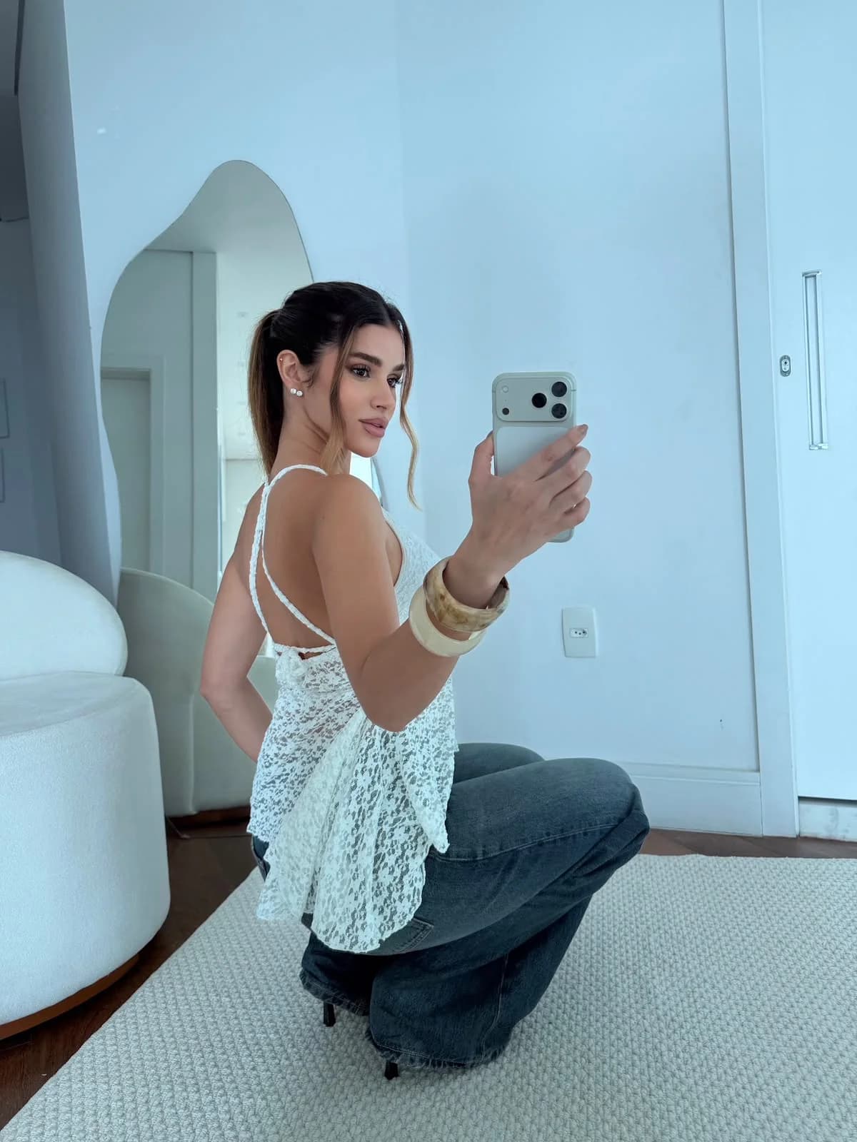 Blusa Bata Renda Roberta