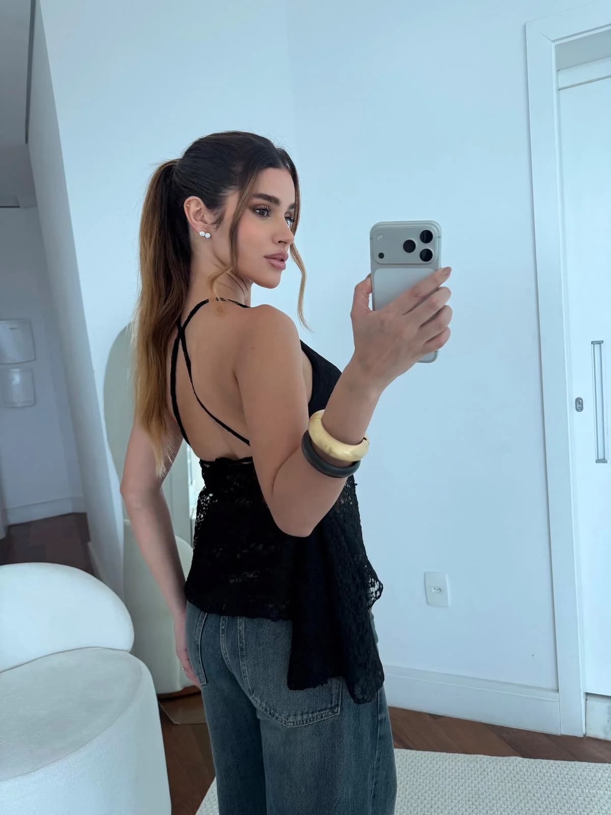 Blusa Bata Renda Roberta